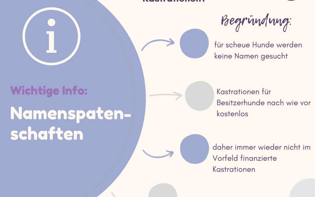 Erklärung zu unseren Namenspatenschaften 📯✨